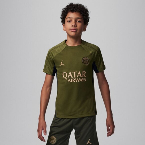 Nike Jordan Paris Saint-Germain PSG France Slim Fit Soccer Jersey - Youth Small - Picture 1 of 9